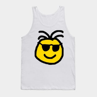 Cute Emoji wearing Shades Tank Top